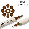 טוש לבד חום כהה FABRICOLOR TWIN DARK BROWN 062
