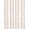 מארז 4 ספירלות מתכת ROSE GOLD לכריכה1 אינץ'- CINCH
