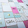 מארז גלויות, כרטיסיות וחיתוכים- PROJECT LIFE HELLO