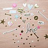 מארז גלויות, כרטיסיות וחיתוכים- PROJECT LIFE HELLO