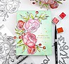 סט משולב פרחי פיוני -ALTENEW PRECIOUS PEONY BUNDLE SET