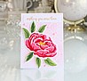 סט משולב ת.חיתוך וחותמות אדמונית -ALTENEW BUILD A FLOWER PEONY