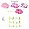 סט משולב ת.חיתוך וחותמות אדמונית -ALTENEW BUILD A FLOWER PEONY