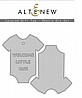 זוג תבנית חיתוך תגית שכבות וואנזי - ALTENEW LAYERED GIFT TAG ONESIE